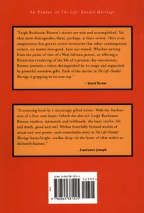 Back cover of The Left-Handed Marriage: Stories